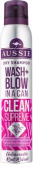 Aussie Wash+ Blow Clean Supreme suchý šampon