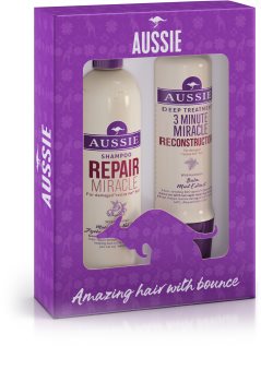 Aussie Repair Miracle подаръчен комплект (за увредена коса)