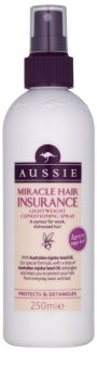 Aussie Mega acondicionador en spray sin enjuague para cabello débil y maltratado