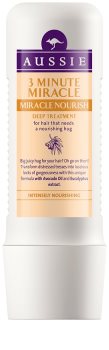 Aussie Miracle Nourish mascarilla nutritiva en tres minutos para cabello