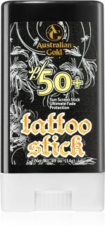 Australian Gold Tattoo Stick helyi ápolás a káros napsugarak ellen