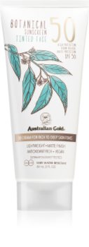Australian Gold Botanical Tinted Face crema protectoare cu efect de tonifiere