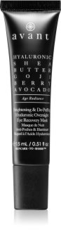 Avant Age Radiance Brightening & De-Puffing Hyaluronic Overnight Eye Recovery Mask szemmaszk a duzzanat és sötét karikák ellen éjszakára
