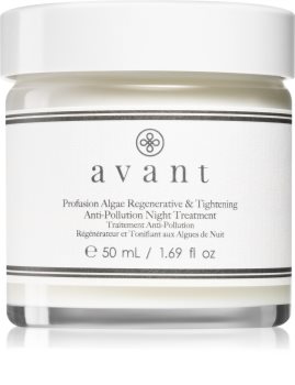 Avant Age Protect & UV Profusion Algae Regenerative & Tightening Anti-Pollution Night Treatment Elvyttävä Yövoide Kohottavalla Vaikutuksella