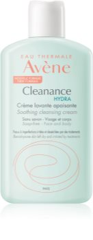 medicinal cleanance acne hydra cleansing irritated soothing treatment dry cream skin left avne