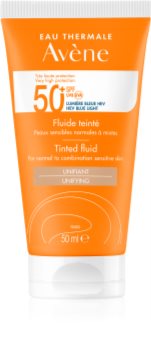 Avène Sun High Protection leichtes getöntes Fluid SPF 50+