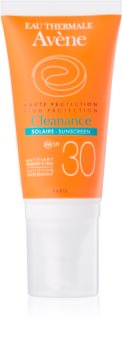 Avène Cleanance Solaire lotiune protectoare pentru protectia solara pentru ten predispus la acnee SPF 30