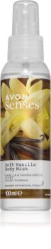 Avon Naturals Fragrance Virkistävä Vartalosuihke Vaniljalla ja Santelipuulla