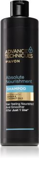 Avon Advance Techniques Absolute Nourishment nährendes Shampoo mit marokkanischem Arganöl für alle Haartypen