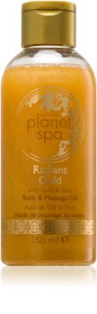 Avon Planet Spa Radiant Gold posvjetljujuće ulje za tijelo i masažu sa šljokicama