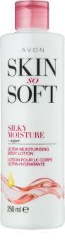 Avon Skin So Soft Silky Moisture zvláčňující hydratační tělové mléko s arganovým olejem