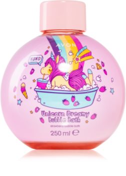 Avon Unicorn Dreamy frissítő fürdőhab eper illattal