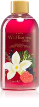 Avon Wild Berries Shake Raspberry & Vanilla & Orange Badschuim