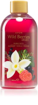 Avon Wild Berries Shake Raspberry & Vanilla & Orange espuma de banho