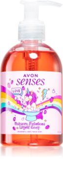 Avon Unicorn Fabulous flüssige Seife für die Hände mit Erdbeerduft