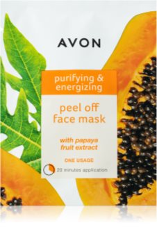 Avon Face Mask Peel Off Peel-Off Gesichtsmaske mit Papaja