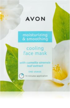 Avon Face Mask Cooling intensive feuchtigkeitsspendende Maske für das Gesicht mit grünem Tee