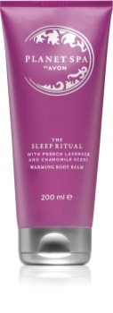 Avon Planet Spa The Sleep Ritual illatosított melegítő masszázskrém levendula illatú