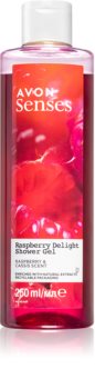 Avon Senses Raspberry Delight njegujući gel za tuširanje