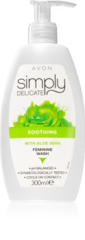 Avon Simply Delicate gel calmante íntimo com aloé vera