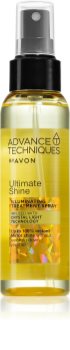Avon Advance Techniques Ultimate Shine spray utrwalający do nabłyszczania i zmiękczania włosów