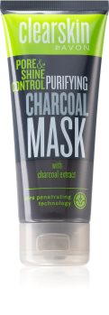 Avon Clearskin Pore & Shine Control Μάσκα καθαρισμού με ενεργό άνθρακα