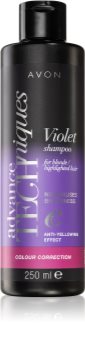 Avon Advance Techniques Colour Correction shampoing violet pour cheveux blonds et méchés