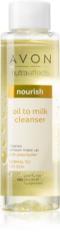 Avon Nutra Effects Nourish olio detergente nutriente per pelli normali e secche