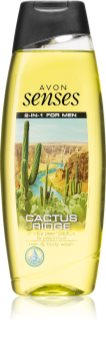 Avon Senses Cactus Ridge гель для душа для тела и волос для мужчин