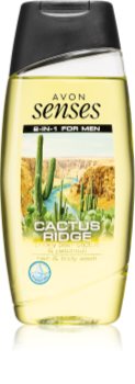 Avon Senses Cactus Ridge sprchový gel na tělo a vlasy pro muže