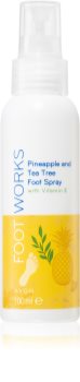 Avon Foot Works Pineapple and Tea Tree sprej na nohy s vitamínom E