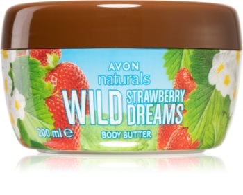 Avon Naturals Wild Strawberry Dreams Voedende Body Butter met Aardbeien Geur