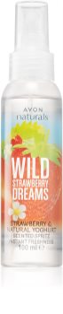 Avon Naturals Wild Strawberry Dreams testápoló spray eper illattal