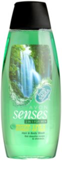 Avon Senses Amazon Jungle шампунь та гель для душу 2 в 1 для чоловіків