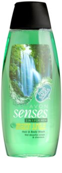 Avon Senses Amazon Jungle Shampoo en Douchegel 2in1 voor Mannen