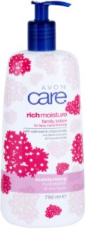 Avon Care leche corporal hidratante con manzanilla y extracto de avena