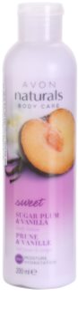 Avon Naturals Body tělové mléko se švestkou a vanilkou
