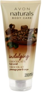 Avon Naturals Body peeling corporal com chocolate
