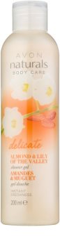 Avon Naturals Body gel de baño suave con almendras y lirio de los valles