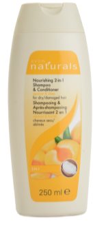 Avon Naturals Hair Care champú nutritivo y acondicionador para cabello seco y dañado