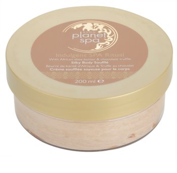 Avon Planet Spa Indulgent SPA Ritual jemný tělový krém s bambuckým máslem a čokoládou