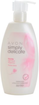 Avon Simply Delicate Damen-Duschgel zur Intimhygiene mit Blumenduft