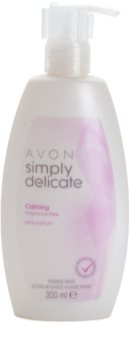 Avon Simply Delicate creme geloso calmante sem cheiro para higiene íntima
