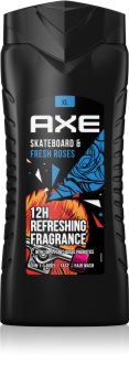 Axe Skateboard & Fresh Roses gel douche rafraîchissant pour homme
