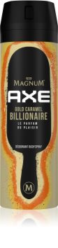 Axe Magnum Gold Caramel Billionaire déodorant et spray corps