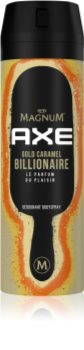Axe Magnum Gold Caramel Billionaire дезодорант и спрей для тела