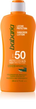 Babaria Sun Protective vodootporno mlijeko za sunčanje SPF 50