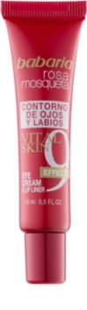 Babaria Rosa Mosqueta crème voor ogen en lippen met 9 effecten