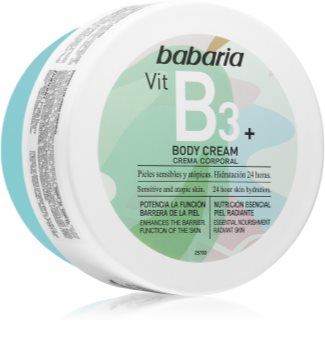 Babaria Vitamin B3 testápoló krém az érzékeny bőrre