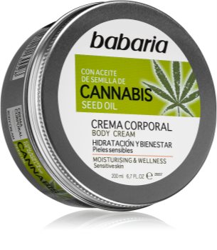 Babaria Cannabis creme hidratante para pele sensível